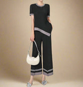 Petite Luxury Pleated Pant Set